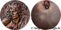 FRANCE Imposante médaille Orphée - Joueur de lyre MUSIQUE, ARTS ET CONCERTS Monnaie de Paris (1899) (113mm, 567,23g, 12h) -