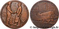FRANCE Médaille, SNCF, Électrification Nord-Est 1955 TRANSPORTS 1955 (67... 82.43 £ Tax included +  15.62 £ shipping