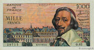 FRANCE 1000 Francs RICHELIEU FRANCE 1000 Francs RICHELIEU 1954 XF+ -