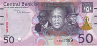 LESOTHO 50 Maloti LESOTHO 50 Maloti 2021 UNC -