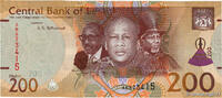 LESOTHO 200 Maloti LESOTHO 200 Maloti 2021 UNC- -