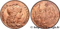 FRANCE 10 centimes Daniel-Dupuis III REPUBLIC 1911 (30mm, 10,10g, 6h) -