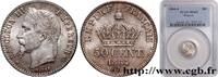 FRANCE 50 centimes Napoléon III, tête laurée SECOND EMPIRE Paris 1864 (18mm, 2,5g, 6h) -