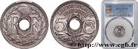 FRANCE 5 centimes Lindauer, grand module III REPUBLIC Paris 1917 (19mm, 3g, 6h) -