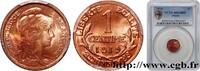 FRANCE 1 centime Daniel-Dupuis III REPUBLIC Paris 1919 (15mm, 1,00g, 6h) -