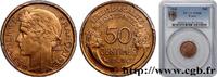 FRANCE 50 centimes Morlon III REPUBLIC 1940 (18mm, 2g, 6h) -