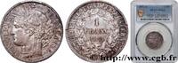 FRANCE 1 franc Cérès, IIIe République, grand A III REPUBLIC Paris 1871 (23,13mm, 5g, 6h) -