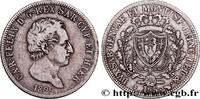 ITALY - KINGDOM OF SARDINIA - CHARLES-FELIX 5 Lire ITALY - KINGDOM OF SARDINIA - CHARLES-FELIX Turin 1825 (37mm, 24,76g, 6h) -