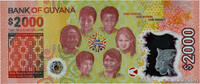 GUIANA 2000 Dollars Commémoratif GUIANA 2000 Dollars Commémoratif 2022 UNC -