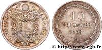 VATICAN AND PAPAL STATES 10 Baiocchi Pie IX VATICAN AND PAPAL STATES Rome 1858 (21mm, 2,88g, 6h) -