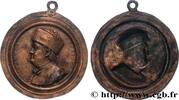 FRANCE Médaille, Benjamin Franklin par Jean-Baptiste Nini PRÉSIDENTS (1777) (122mm, 114,23g, 12h) -