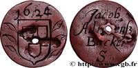 FRANCE Médaille, Jacob Adriaensz Backer ARTISTES : MUSICIENS, PEINTRES, SCULPTEURS 1634 (28mm, g, 6h) -