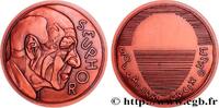 FRANCE Médaille, Michel Seuphor, n°2 ARTISTES : MUSICIENS, PEINTRES, SCULPTEURS Monnaie de Paris 1980 (75,5mm, 261,59g, 12h) -
