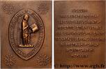 FRANCE Plaquette, VIIe centenaire de la fondation de l’Un UNIVERSITÉS 1929 (66mm, 106,44g, 12h) -