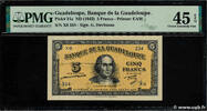 GUADELOUPE 5 Francs GUADELOUPE 5 Francs 1944 XF -