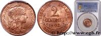 FRANCE 2 centimes Daniel-Dupuis III REPUBLIC Paris 1902 (20mm, 2g, 6h) -