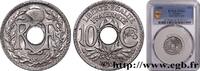 FRANCE 10 centimes Lindauer III REPUBLIC 1934 (21mm, 4g, 6h) -