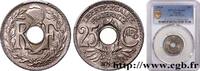 FRANCE 25 centimes Lindauer III REPUBLIC 1924 (24mm, 5g, 6h) -