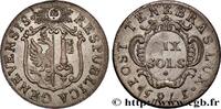 SWITZERLAND - REPUBLIC OF GENEVA 6 Sols SWITZERLAND - REPUBLIC OF GENEVA 1765 (25,6mm, 2,89g, 6h) -