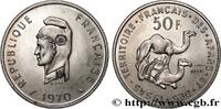 DJIBOUTI - French Territory of the Afars and the I Essai de 50 Francs Marianne / dromadaires DJIBOUTI - French Territory of the Afars and the Issas Paris 1970 (25,5mm, 7,03g, 6h) -
