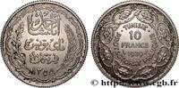 TUNISIA - FRENCH PROTECTORATE Essai 10 Francs argent au nom de Ahmed Bey AH 1358 TUNISIA - FRENCH PROTECTORATE Paris 1939 (27,80mm, 10,04g, 6h) -