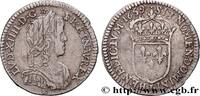 FRANCE Douzième d'écu, portrait à la mèche longue LOUIS XIV THE SUN KING Limoges 1659 (20mm, 2,26g, 6h) -