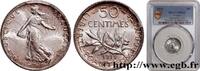 FRANCE 50 centimes Semeuse III REPUBLIC 1919 (18mm, 2,5g, 6h) -
