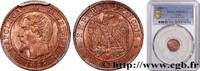 FRANCE Un centime Napoléon III, tête nue SECOND EMPIRE Lille 1853 (15,23mm, 1g, 6h) -