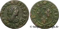 FRANCE Denier tournois, type 7 DOMBES - PRINCIPALITY OF DOMBES - GASTON OF ORLEANS Trévoux 1649 (17mm, 1,87g, 6h) -