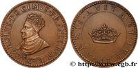FRANCE Médaille, Charles X, Cardinal de Bourbon, refrappe CHARLES X, CARDINAL DE BOURBON (1590) (41,5mm, 31,56g, 12h) -