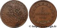 VATICAN AND PAPAL STATES 5 Baiocchi frappé au nom de Pie IX an IV VATICAN AND PAPAL STATES Rome 1850 (41mm, 40,24g, 6h) -