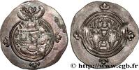 Post-hellenistic 2 (227 AD to 650 AD) Drachme SASANIAN - SASANIAN KINGDOM - KHOSROW II Furat-i-Mesham (PL) 615 (33,5mm, 4,19g, 9h) -