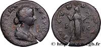 THE ANTONINES (96 AD to 192 AD) Sesterce FAUSTINA MINOR Rome 156-161 (31mm, 20,45g, 1h) -