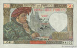 FRANCE 50 Francs JACQUES CŒUR FRANCE 50 Francs JACQUES CŒUR 1941 XF+ -