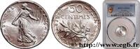 FRANCE 50 centimes Semeuse III REPUBLIC 1919 (18mm, 2,5g, 6h) -