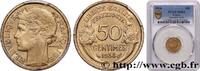 FRANCE 50 centimes Morlon III REPUBLIC 1938 (18mm, 2g, 6h) -