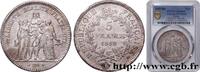 FRANCE 5 francs Hercule, IIe République II REPUBLIC Strasbourg 1849 (37mm, 25g, 6h) -