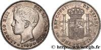 SPAIN 1 Peseta Alphonse XIII 3e type SPAIN Madrid 1900 (23mm, 5,03g, 6h) -