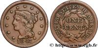 UNITED STATES OF AMERICA 1 Cent “Braided Hair” UNITED STATES OF AMERICA Philadelphie 1847 (27mm, 10,62g, 6h) -