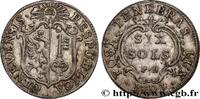 SWITZERLAND - REPUBLIC OF GENEVA 6 Sols - PB SWITZERLAND - REPUBLIC OF GENEVA Genève 1791 (25mm, 2,60g, 6h) -