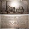 FRANCE Plaquette, The Rocket TRANSPORTS (TRAINS, BUS, TRAMWAYS, BATEAUX...) 1976 (28mm, 50,80g, 12h) -