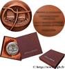 FRANCE Médaille, Inauguration de la jonction entre les li TRANSPORTS (TRAINS, BUS, TRAMWAYS, BATEAUX...) Caracas, Venezuela 1988 (67,5mm, 217g, 12h) -