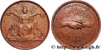 FRANCE Médaille, Société de secours mutuels des ouvriers- ASSURANCES n.d. (36,5mm, 20,33g, 12h) -