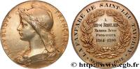 FRANCE Médaille, Fanfare de Saint-Leu-Taverny MUSIQUE, ARTS ET CONCERTS 1890 (58,5mm, 89,49g, 12h) -