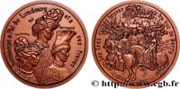 FRANCE Médaille, Hommage aux Frères de Limbourg, n°23 ARTISTES : MUSICIENS, PEINTRES, SCULPTEURS Monnaie de Paris 1981 (79mm, 255,56g, 12h) -
