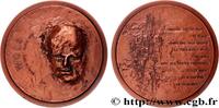 FRANCE Médaille, Wolfgang Schulze, dit Wols, n°1 LITTÉRATURE : ÉCRIVAINS/ÉCRIVAINES - POÈTES Monnaie de Paris 1983 (75,5mm, 221,40g, 12h) -