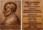 FRANCE Plaquette, Léon Guignard MÉDECINE - SOCIÉTÉS MÉDICALES - MÉDECINS/CHIRURGIENS - ASSISTANCE PUBLIQUE 1928 (70,5mm, 136,99g, 12h) -