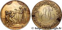 FRANCE Médaille de mariage AMOUR ET MARIAGE 1847 (41,5mm, 31,94g, 6h) -