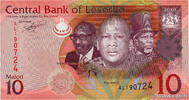 LESOTHO 10 Maloti LESOTHO 10 Maloti 2010 UNC- -