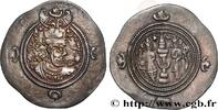 Post-hellenistic 2 (227 AD to 650 AD) Drachme SASANIAN - SASANIAN KINGDOM - KHOSROW II Furat-i-Mesham (PL) 615 (32,5mm, 4,10g, 3h) -